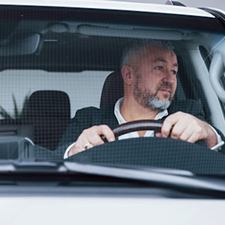 Car owner driving a vehicle