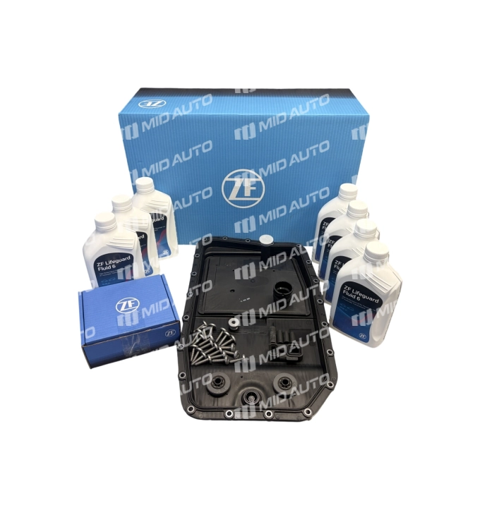 6HP26, 6HP28, 6HP32 BMW/JLR SERVICE KIT FOR OIL CHANGE 1068 298 062 (FILTER, OIL PAN, 7L ATF, 21 SCREWS, PLUG)